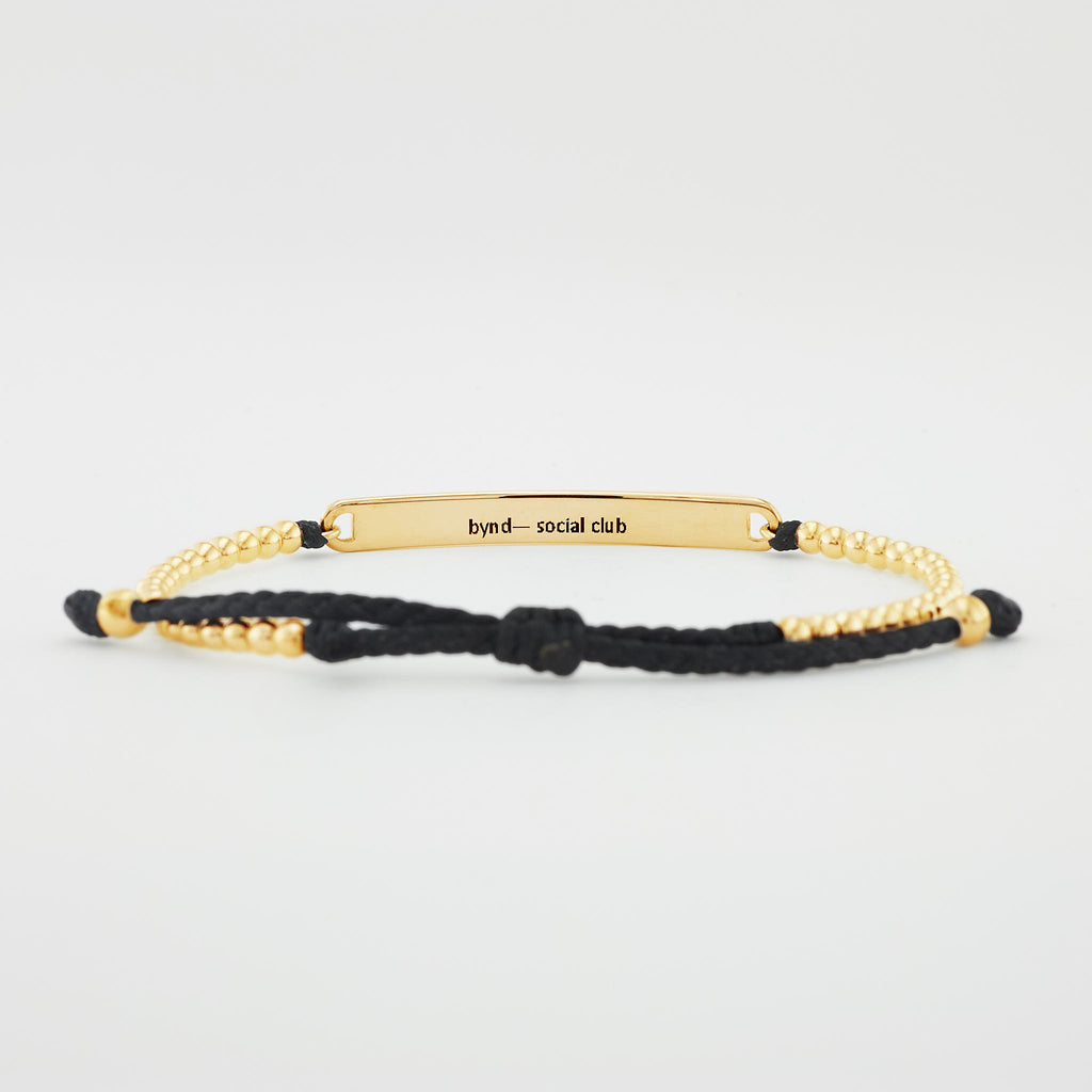 BRAIDED BEADS— GOLD