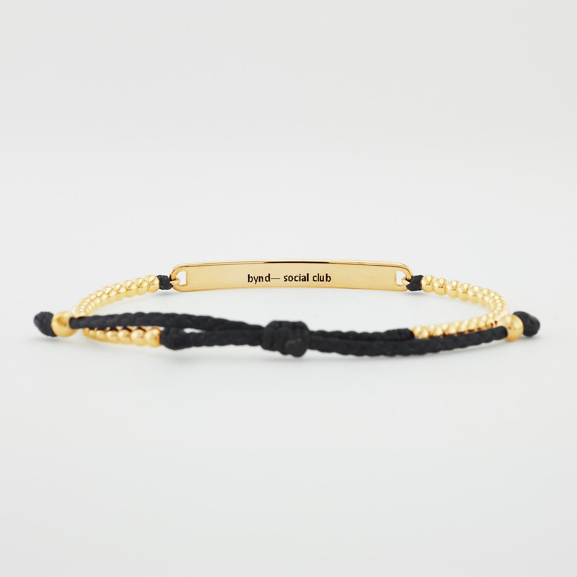 BRAIDED BEADS— GOLD