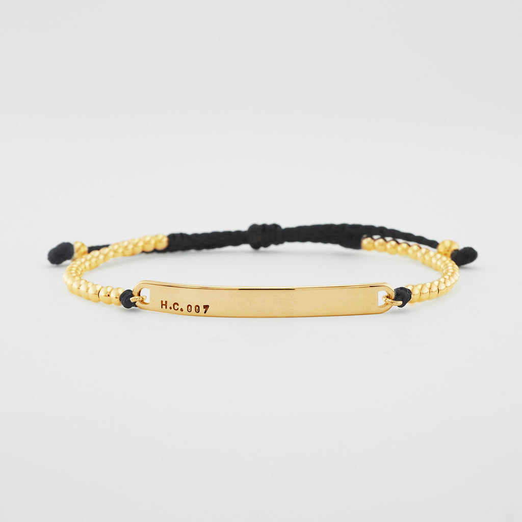 BRAIDED BEADS— GOLD