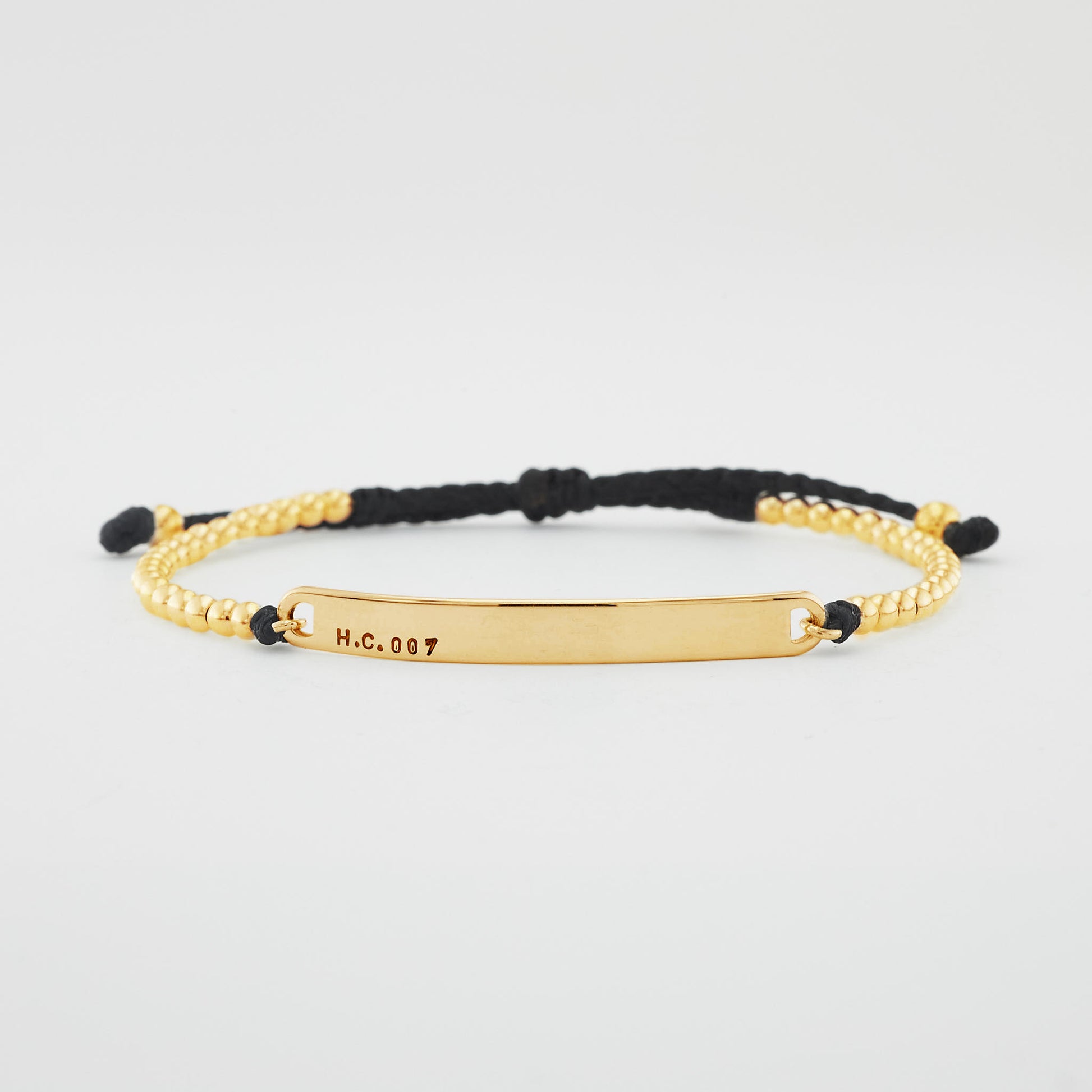 BRAIDED BEADS— GOLD